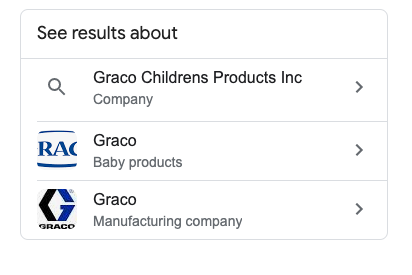 Graco best sale baby company